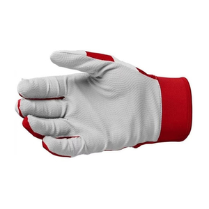 Gants de frappeur de baseball en cuir pour droitier adulte, fermeture auto-agrippante, pour l'entraînement sportif, avec grip, en matériau écologique, à enfiler - Product Image 5