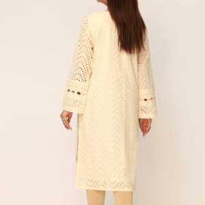 Blusa elegante Schiffli Chikan Lawn Shirt PS5287 1PC para mujer - Product Image 1