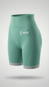 Shorts de sport taille haute respirants pour femme, style streetwear, pour yoga, cyclisme, fitness, entraînement athlétique, effet push-up, sans couture - Product Image 4