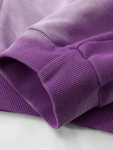 Sudadera con capucha extragrande para hombre, estilo premium, lavada al ácido, informal, para gimnasio, ropa urbana, tejido grueso, para invierno - Product Image 5