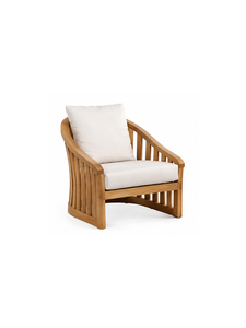 Chaise de salle à manger moderne de luxe en teck massif avec coussin rembourré de qualité supérieure pour meubles de salon intérieur - Product Image 3
