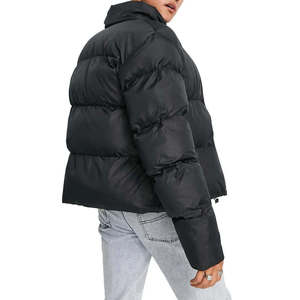 Fully Customized Men's Waterproof <b>Canvas</b> Puffer <b>Jackets</b> Polyester Wadding Filled Winter DDP Shipping - Product Image 2