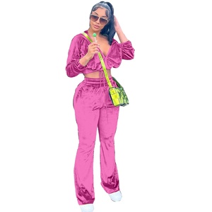 ชุดวอร์ม2ชิ้นกางเกงขาบานสำหรับผู้หญิงชุดวอร์ม2ชิ้นสำหรับฤดูหนาวชุด2025ใหม่ล่าสุด - Product Image 4