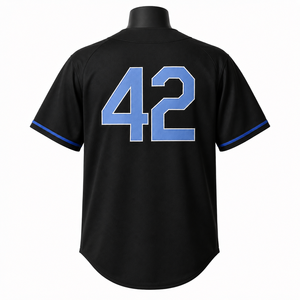 Fabricante de Uniformes de Béisbol OEM ODM, Jersey Deportivo con Botones y Logotipo Personalizado - Product Image 2