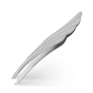 Pinzas Profesionales de Acero Inoxidable con Punta Inclinada para Cejas, Pinzas de Precisión para Depilación de Cejas, Herramienta de Maquillaje para Salón de Belleza - Product Image 2