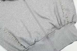 Sweat-shirt à capuche unisexe uni, coupe classique, décontracté, avec poche sur la manche, tricoté, 100% coton, anti-plis, anti-boulochage, 260g - Product Image 4
