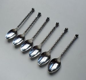 Unique Look Metal Tea Spoon Handmade Golden Twig With Leaves Ended Handle for Dining <b>Table</b> Dessert & Soup Spoons - Product Image 6