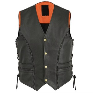 Chaleco de Cuero para Hombre a Precio Razonable, Transpirable, 100% Piel de Vaca, Estilo Casual Elegante, Talla Adulto, Alta Calidad - Product Image 1