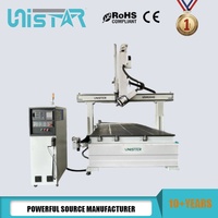 Routeur CNC pour bois ATC 4 axes, machine de sculpture sur bois 3D, machine de découpe de bois CNC avec changeur d'outils automatique à disque