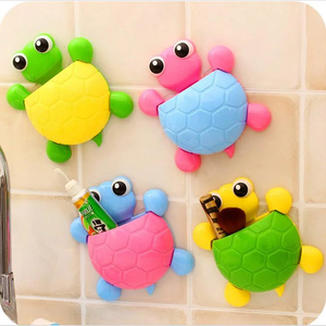Popular Creative Design Lovely Animal Colorful Plastic Eco-Friendly Wall Mounted Storage Bathroom <b>Toothbrush</b> Stand - Product Image 6