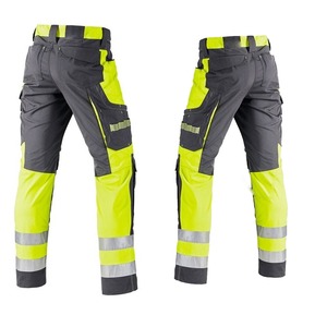 Men's Casual Style Lightweight Work Trousers Customized Logo Road Safety <b>Cargo</b> Pants - Product Image 5