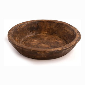 Gran oferta de cuencos grandes de madera para masa para velas y decoración del hogar, cuenco decorativo de madera de Mango para masa, cuenco turquesa de forma redonda - Product Image 6