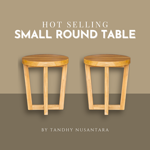 Table ronde en teck massif de qualité supérieure, très demandée, orientée vers l'exportation, pour l'intérieur et l'extérieur, chambre, jardin, hôtel, villa, à vendre - Product Image 6