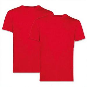 เสื้อยืดผู้ชายลำลองถักนิตติ้ง 180 GSM ผ้าฝ้าย 100% เป็นมิตรกับสิ่งแวดล้อม คุณภาพสูง ระบายอากาศได้ดี รับสกรีนโลโก้ หลายสี รับผลิตแบบ OEM ขายส่ง - Product Image 5
