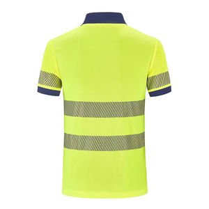 Chemises de sécurité réfléchissantes à haute visibilité pour les travailleurs, les agents d'entretien routier, vêtements de travail réfléchissants orange haute visibilité - Product Image 5