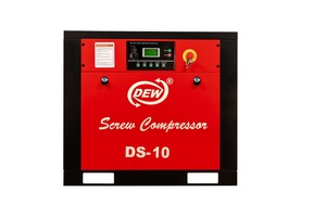เครื่องอัดอากาศแบบสกรู DEW DS-10 10 แรงม้า 7.5 กิโลวัตต์ แบบติดตั้งถาวร ระบายความร้อนด้วยอากาศ มอเตอร์สามเฟส ประหยัดพลังงาน เสียงเบา - Product Image 2