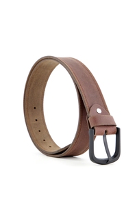 2026 Men's Dress Jeans Belt with Custom Logo <b>Pin</b> Buckle New Stylish Casual High-Quality Genuine Leather Wholesale Formal OEM - Product Image 3