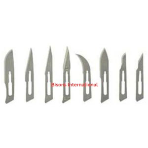 BISONS - Cuchillas de Bisturí Quirúrgicas Manuales al por Mayor, Tamaño 21, Acero Inoxidable, Estériles, Desechables, Certificación CE, Caja de 100 Unidades - Product Image 2