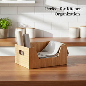 Boîtes de rangement rectangulaires en bambou écologiques 1-3L, étanches, classiques, pour la maison, la cuisine, la salle de bain, vente en gros - Product Image 4