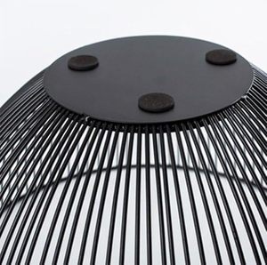 Modern Black Metal Wire Fruit <b>Basket</b> Decorative Storage Bowl for Kitchen Dining <b>Table</b> Countertop Organizer - Product Image 6