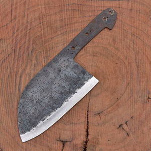 Cuchillo de Cocina Estilo Serbia 1095, Hoja de Acero con Alto Contenido de Carbono, Espiga Completa, 7 Pulgadas, para Fabricación de Cuchillos, Suministros para Hacer Cuchillos de Chef DIY - Product Image 5