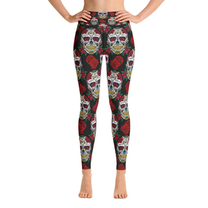 Women's Breathable Anti-Bacterial Standard <b>Thickness</b> Spandex/Polyester Knitted Seamless High Waist Knee-Length Custom <b>Leggings</b> - Product Image 3