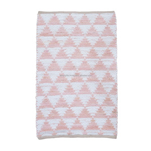 100% coton Boho cuisine chemin écologique tissé à la main Chindi tapis décor intérieur lavable tressé coureur tapis et ensembles - Product Image 1