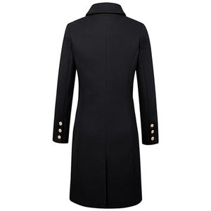 Abrigo Largo Ajustado para Mujer, Tejido Vintage, Impermeable, con Bolsillos Delanteros, Cómodo, Informal, para Invierno, Superventas - Product Image 5