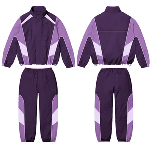 Conjunto de Chaqueta y Pantalón Deportivo de Nailon para Hombre, Estilo Cortavientos, Personalizado 2026, para Verano - Product Image 6