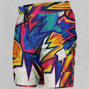 Summer Surfing Sublimation Printing Shorts <b>Men</b> Polyester Swim <b>Trunks</b> Custom Color Changing Beach Shorts for <b>Men</b> - Product Image 6