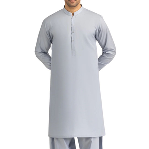Shalwar Kameez Azul Celeste para Hombre, Tela de Algodón de Alta Calidad, Traje Tradicional Pakistaní para Hombre, Conjunto de Kurta Pajama de Diseñador - Product Image 1