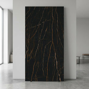 Salina Blanco Carreaux de pierre frittée brillante 1600x3200mm Foshan Vente en gros pour murs et salon 160x320cm Marbre italien - Product Image 6