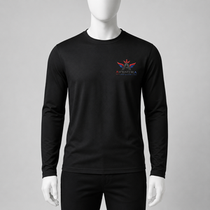 เสื้อยืดแขนยาวผู้ชายแบบลำลองสั่งทำพิเศษ เสื้อยืดแขนยาวผู้ชายเนื้อผ้าบางเบา สวมใส่สบาย ทันสมัย - Product Image 3