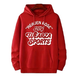 Sweat-shirt à capuche personnalisé OEM 100% coton doublé polaire avec logo imprimé, cordon de serrage et poche kangourou, unisexe, vente en gros - Product Image 1