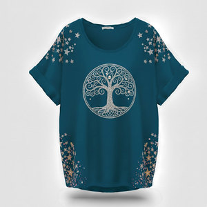 Camiseta Unisex de Lona con Estampado DTF, Transpirable, Ecológica, de Corte Regular, Duradera, con Transferencia de Calor, para Todos los Géneros - Product Image 2
