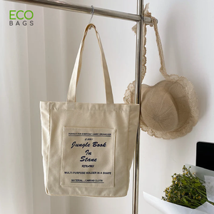 2023 Wholesale 100% Cotton <b>Tote</b> Bag High Quality Customized Canvas Shopping Bag C Logo Vietnam Cartoon Pattern Factory Price - Product Image 3