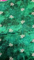 Tissu en Soie Jacquard Crêpe Viscose Pure de Luxe Imprimé Numérique 140 GSM pour Robes Ethniques Femme 44 Pouces Tissé Inde Gujarat