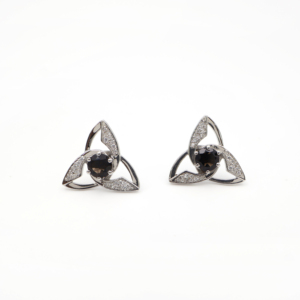 Conjunto de Pendientes y Colgante de Plata de Ley 925 con Cuarzo Ahumado Natural, Chapado en Rodio, Joyería Fina OEM ODM - Product Image 6