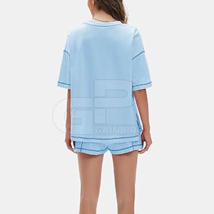 Ensemble short d'été confortable pour femme 2026 – Tenue d'été deux pièces avec haut élégant et short facile à porter - Product Image 5