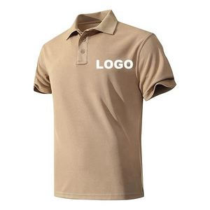 เสื้อโปโลชายขายดี ราคาประหยัด พร้อมโลโก้สั่งทำ ผ้าแห้งเร็ว ใส่สบาย - Product Image 6