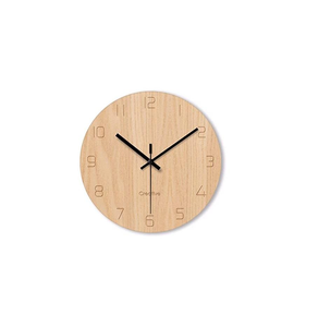 Horloge murale en bois naturel Décoration murale pour la maison et le bureau Design moderne Personnaliser la couleur du bois naturel Horloge murale BURAQ HANDICRAFT - Product Image 3