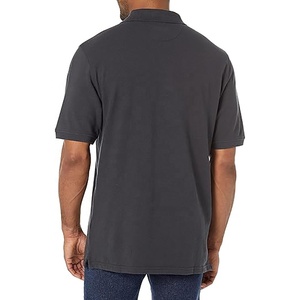 Men's New Design Casual Work T Shirts Quick Dry 100% Cotton Imported <b>3</b> Buttons Short Sleeve for Polo Shirts - Product Image 2