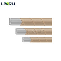 Cable de alimentación Papel aislado Cobre o alambre de bobinado de aluminio plano Alambre cubierto de papel para transformador