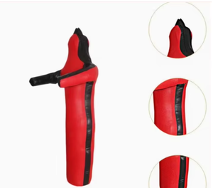 PROFIT SPORTS Mannequin de grappling pour arts martiaux, entraînement de lutte et de boxe avec cible de tête, rouge avec bordure noire, 25 kg - Product Image 1