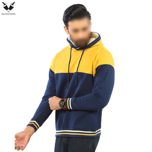 Sudadera con Capucha Azul Marino y Amarillo 2026, Estilo con Capucha, Nueva Llegada, Calidad Premium, Color Sólido, Buena Venta - Product Image 4