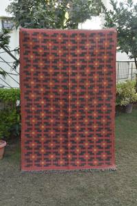 Tapis Kilim en jute tissé à la main, réversible, en fibres naturelles, pour salon et hôtel, prix de gros - Product Image 5