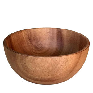 Bol de service artisanal en bois de manguier pour les repas quotidiens, le mélange de salades, la présentation de fruits et la décoration rustique de la maison à bas prix - Product Image 3