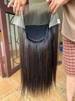 Wig Rambut Asli Vietnam 100% Raw 13x6 Full HD Lace Body Wave, Wig Rambut Asli Kualitas Mewah dengan Lace Closure Frontal