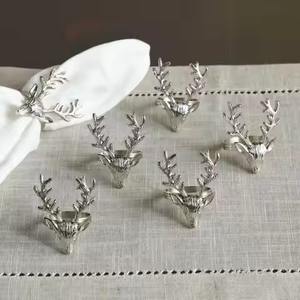 Elegante Anillo de Servilleta de Metal para Accesorios de Mesa, Decoración de Bodas, Estilismo de Fiestas y Arreglos de Eventos - Product Image 5