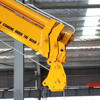 Maßgefertigter Kleiner 3-25 Tonnen Kompakter Hydraulischer Knickarm-Deckkran mit Winde für Schiffe und Offshore-Einsätze